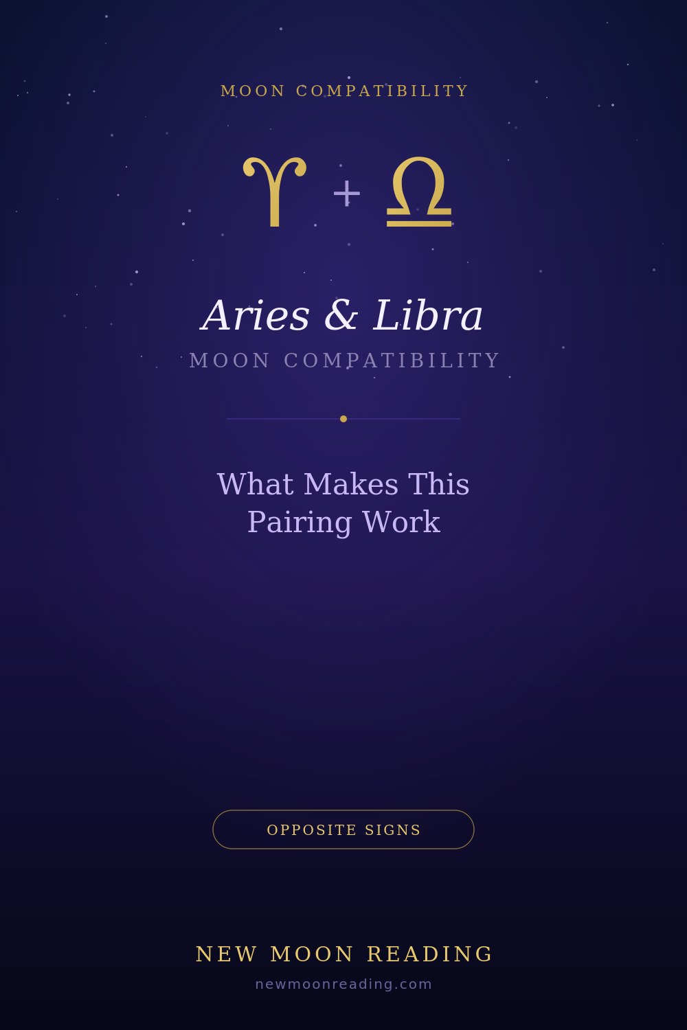 Aries moon and Libra moon compatibility