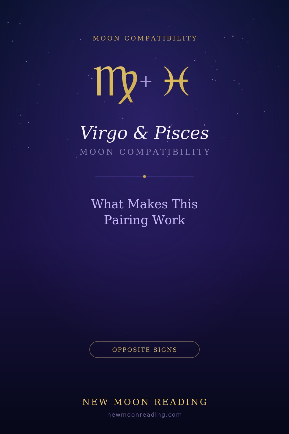 Virgo moon and Pisces moon compatibility