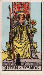 queen of wands as feelings